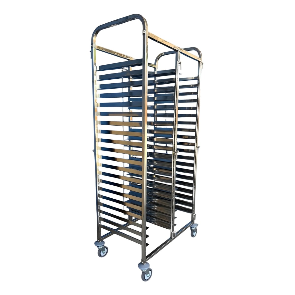 Carro Bandejero Acero Inox. 40 Bandejas Casino 35x45 cm.7