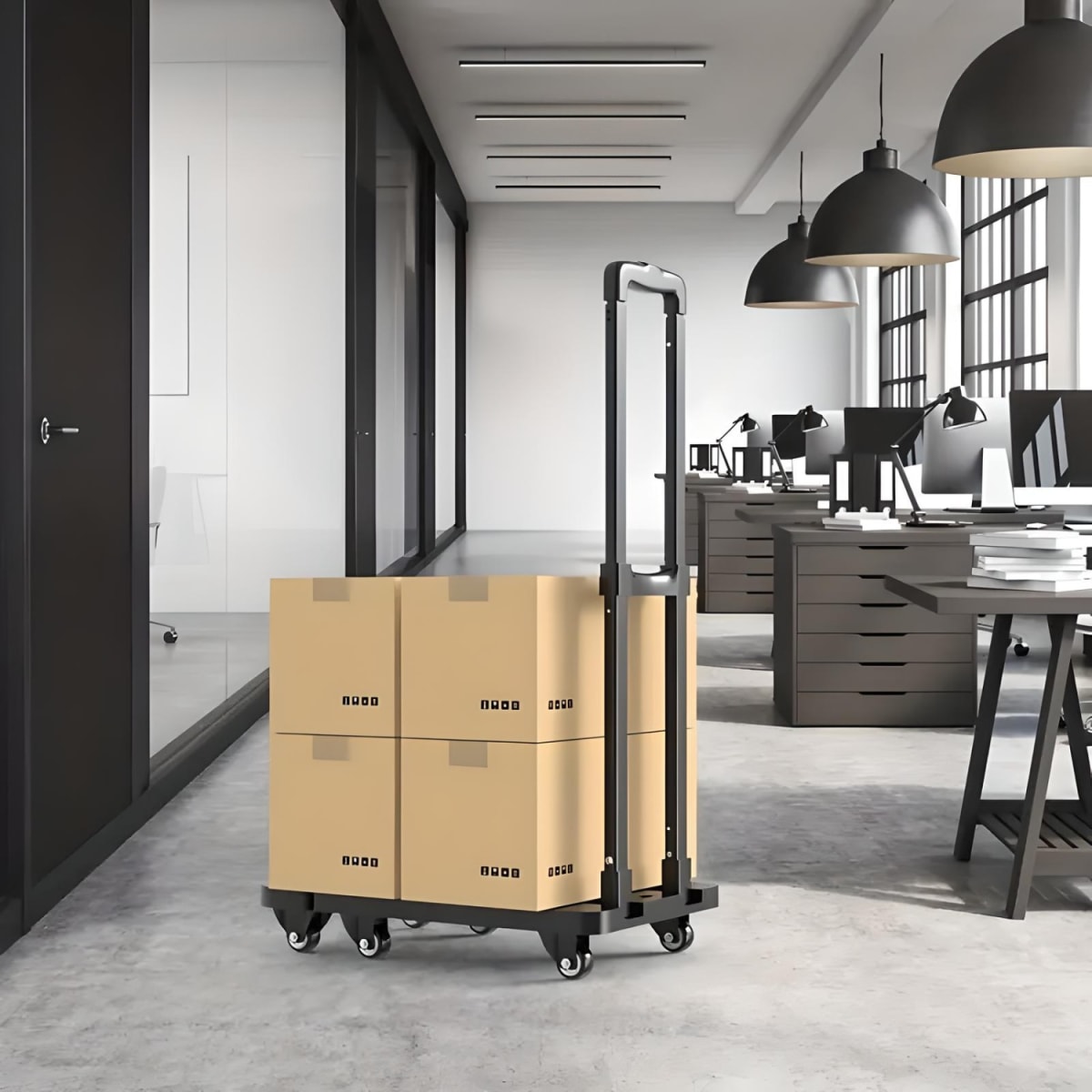 Carro Transportador Plegable 30x57 cm. Capacidad 200K7