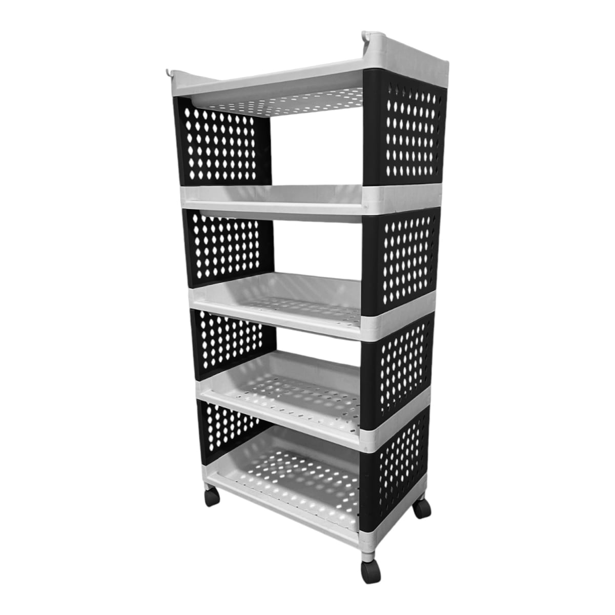 Carro Estante Organizador Plástico 5 Bandejas Removibles2