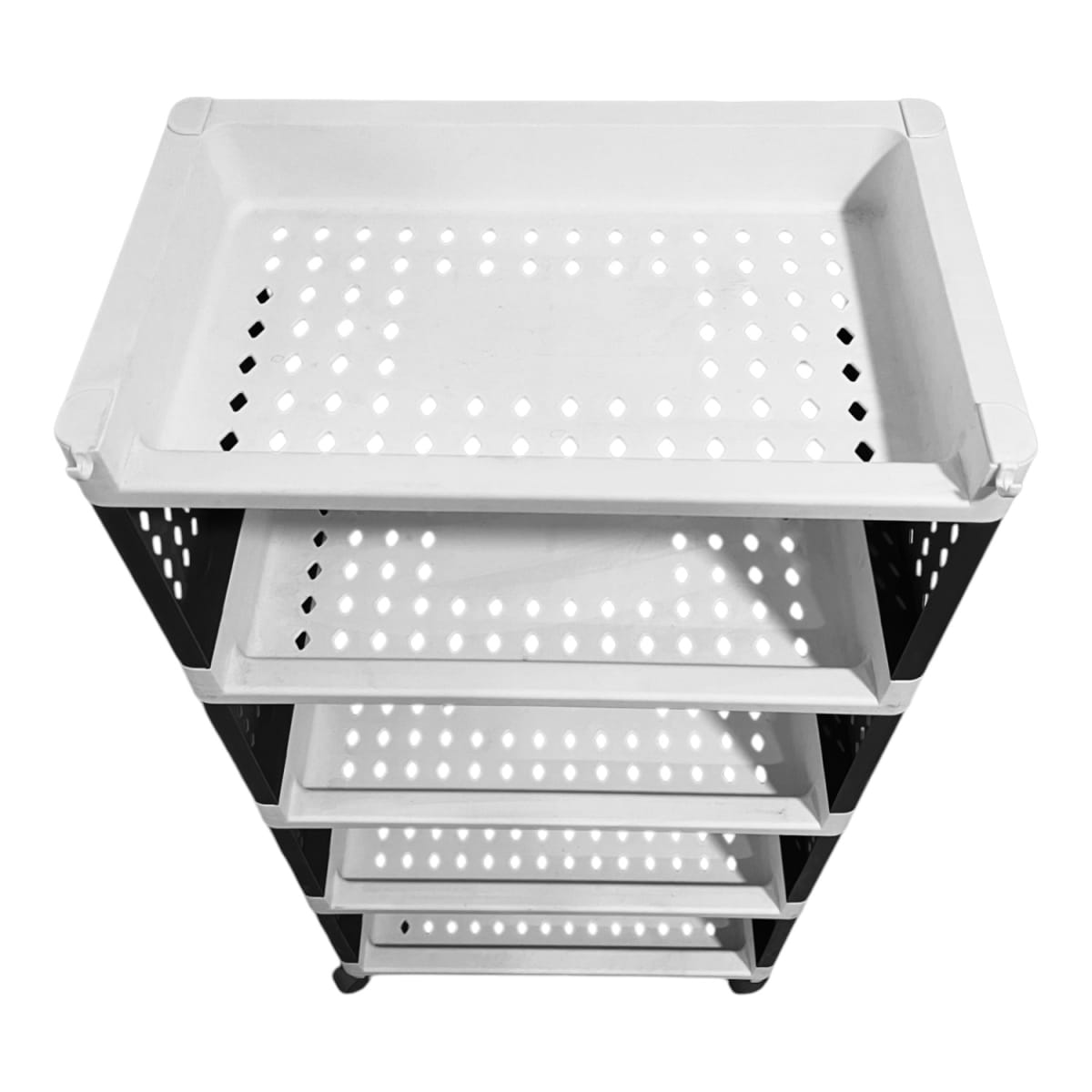 Carro Estante Organizador Plástico 5 Bandejas Removibles4