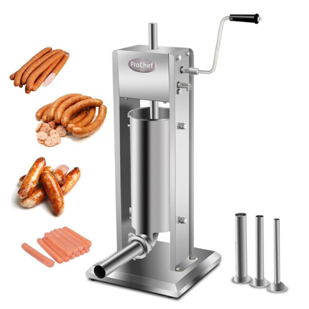 Embutidora Manual Vertical 5 Litros ProChef6