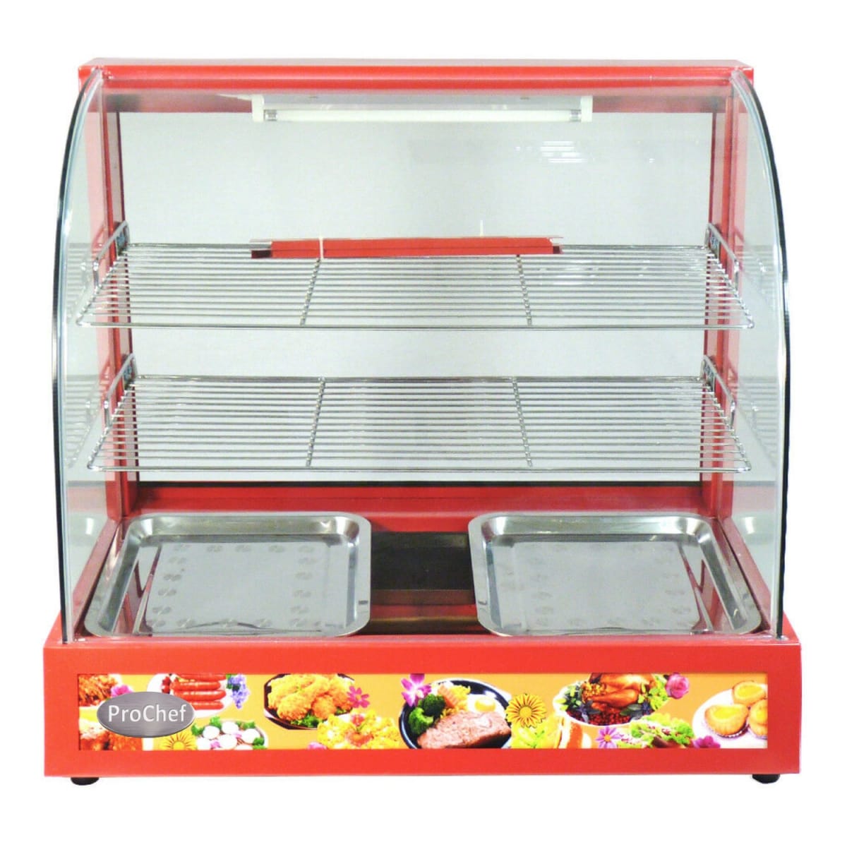 Vitrina ProChef 66 Cm. Roja Mantenedora de Calor3