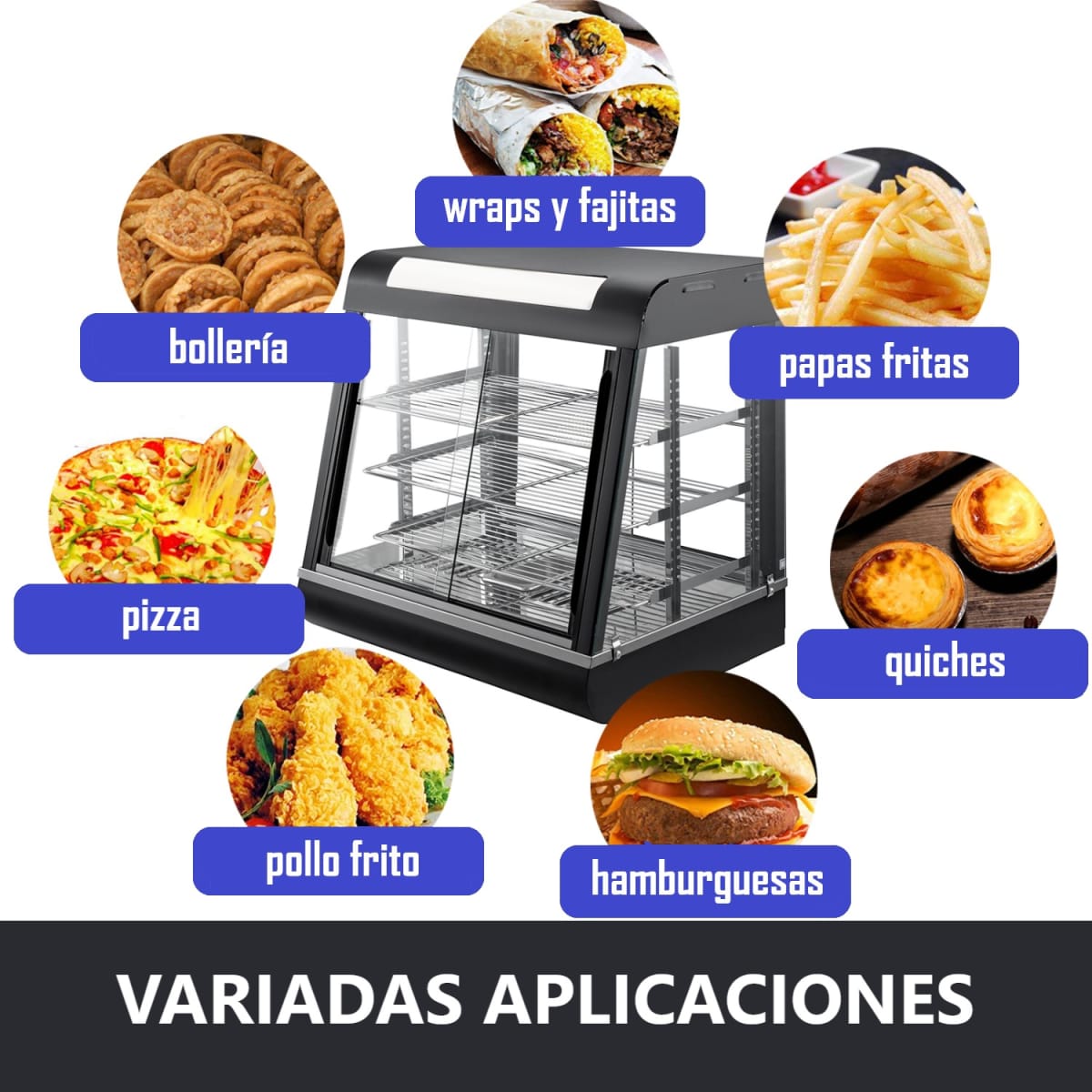 Vitrina de Calor ProChef Autoservicio 66 cm.6