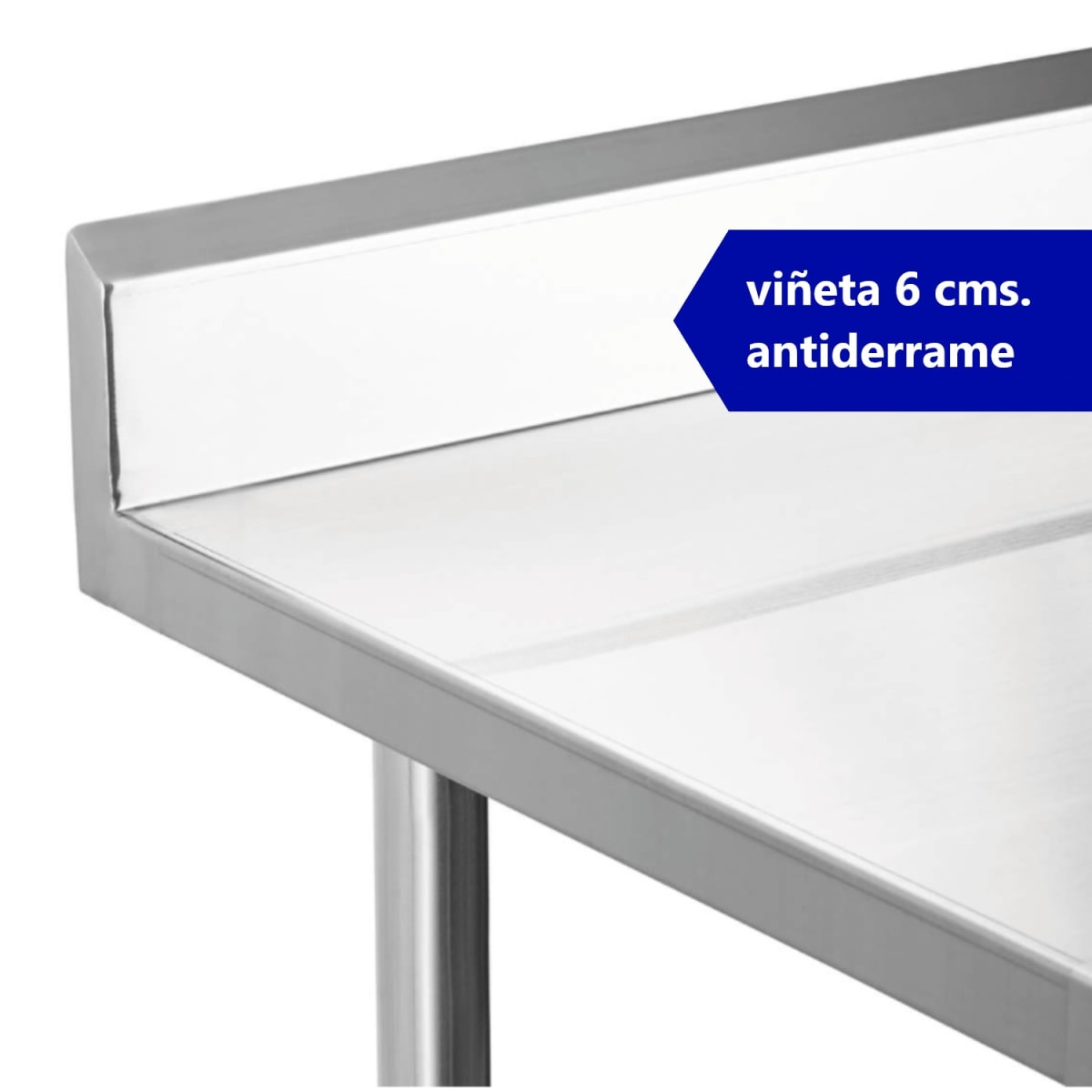 Meson Muro ECO Acero Inoxidable 180x60x85(+5) cm.5