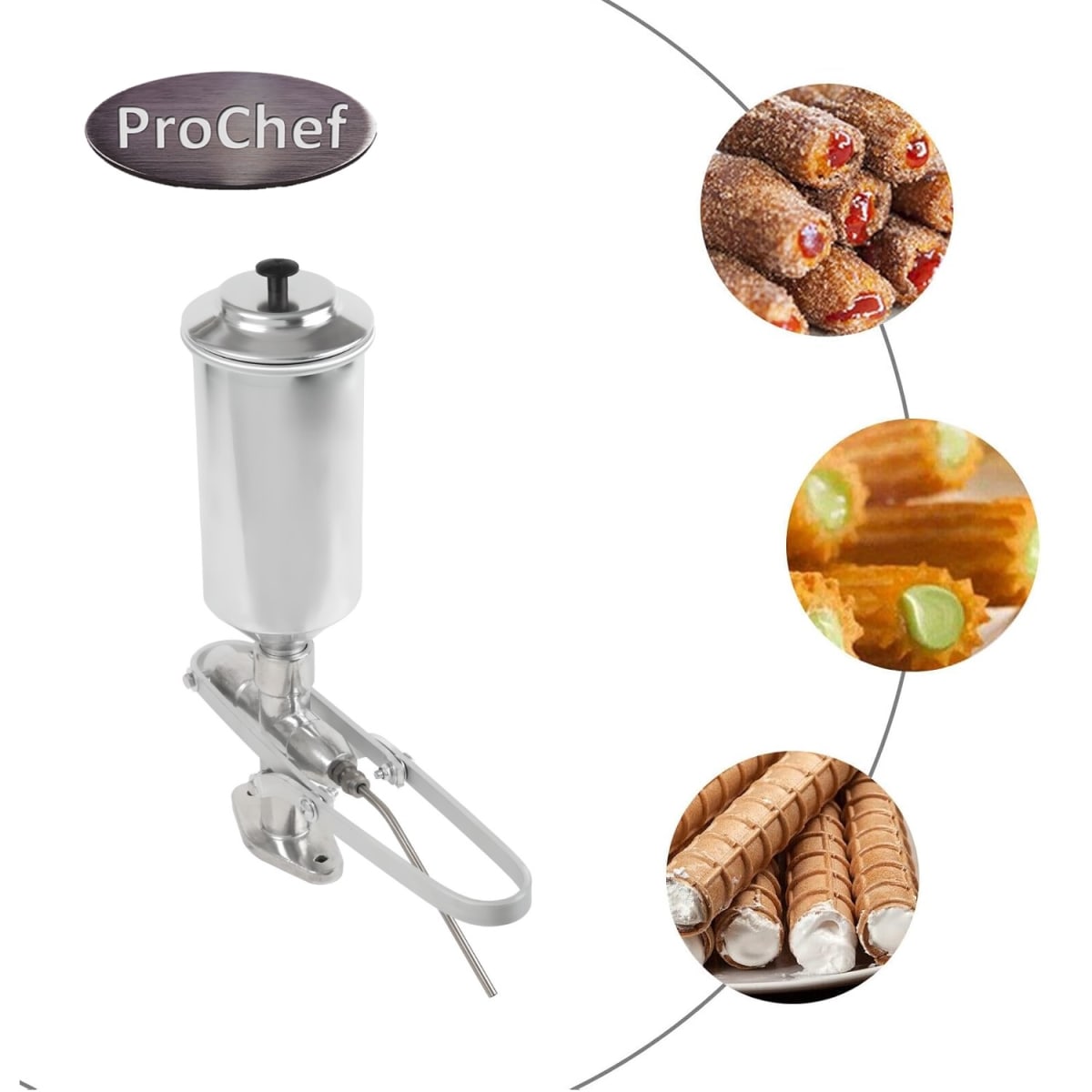 Rellenador de Churros ProChef Manual Vertical3