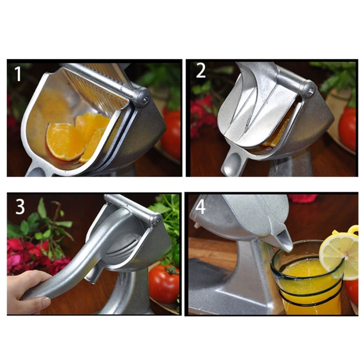 Exprimidor Manual de Naranjas y Citricos Compacto ProChef 5