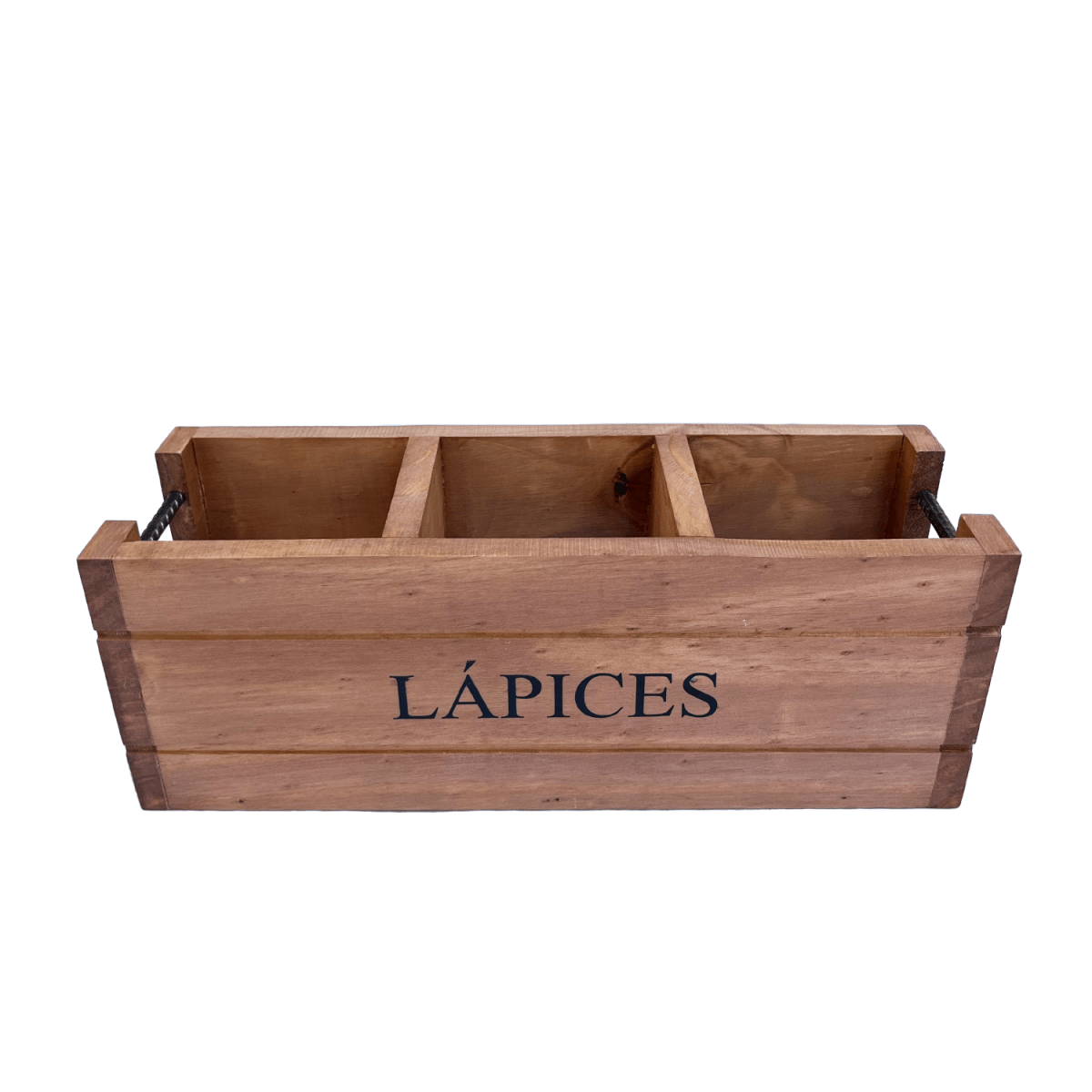 Bandeja de Madera para Lapices 30x10 Cm 3 espacios3