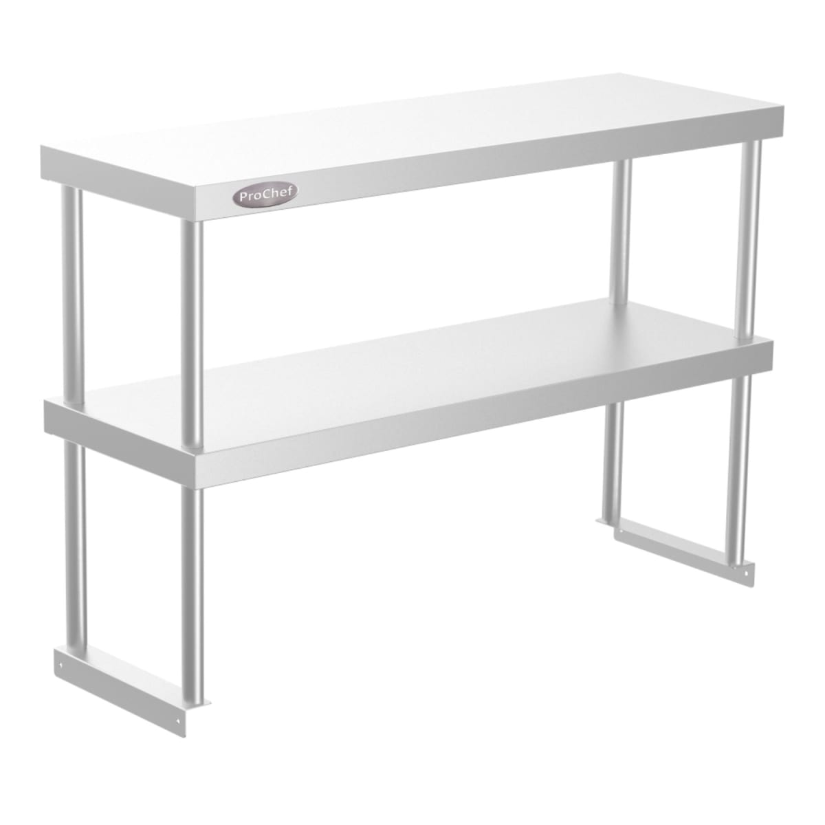Plateo o Pasa Platos Doble 90x60x35 Cm Acero Inoxidable1