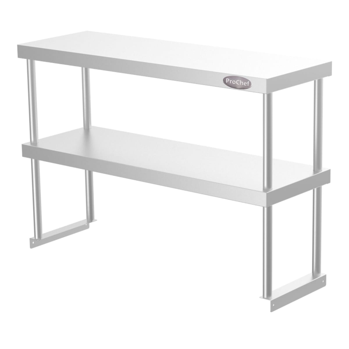Plateo o Pasa Platos Doble 90x60x35 Cm Acero Inoxidable2