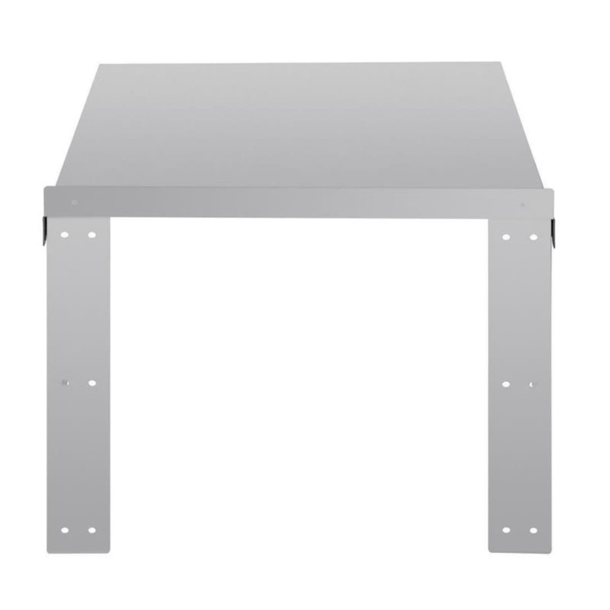 Repisa Mural Lisa 56x56 cm Acero Inoxidable para Microondas4