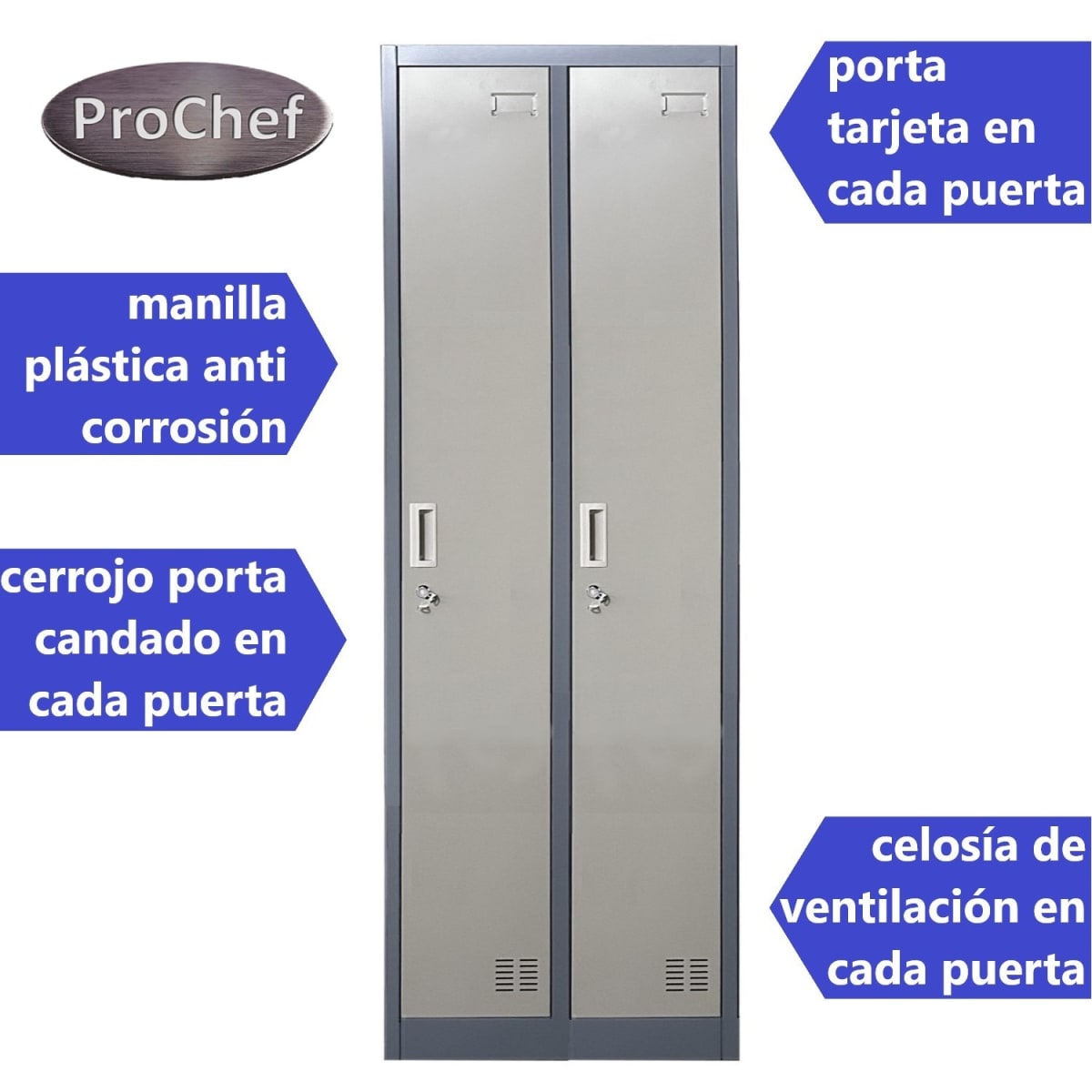 Locker Casillero Metálico 2 Cuerpos 2 Puertas3