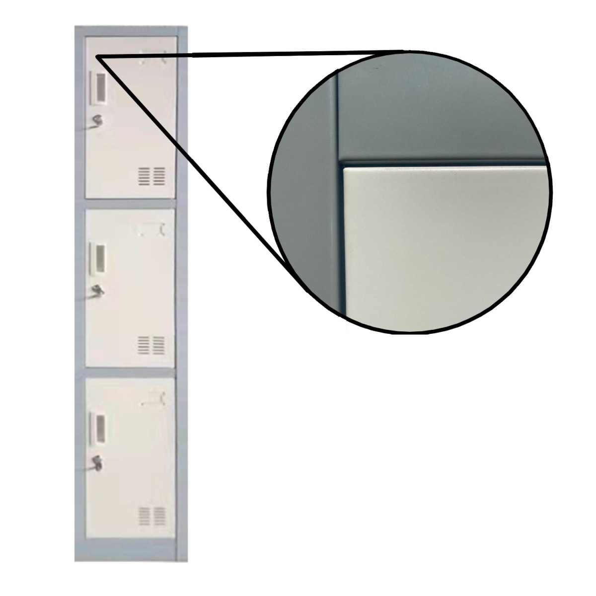 Locker Casillero Metálico 1 Cuerpo 3 Puertas5