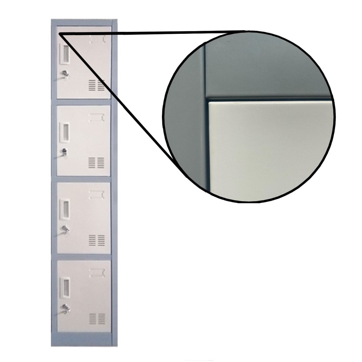 Locker Casillero Metálico 1 Cuerpo 4 Puertas5