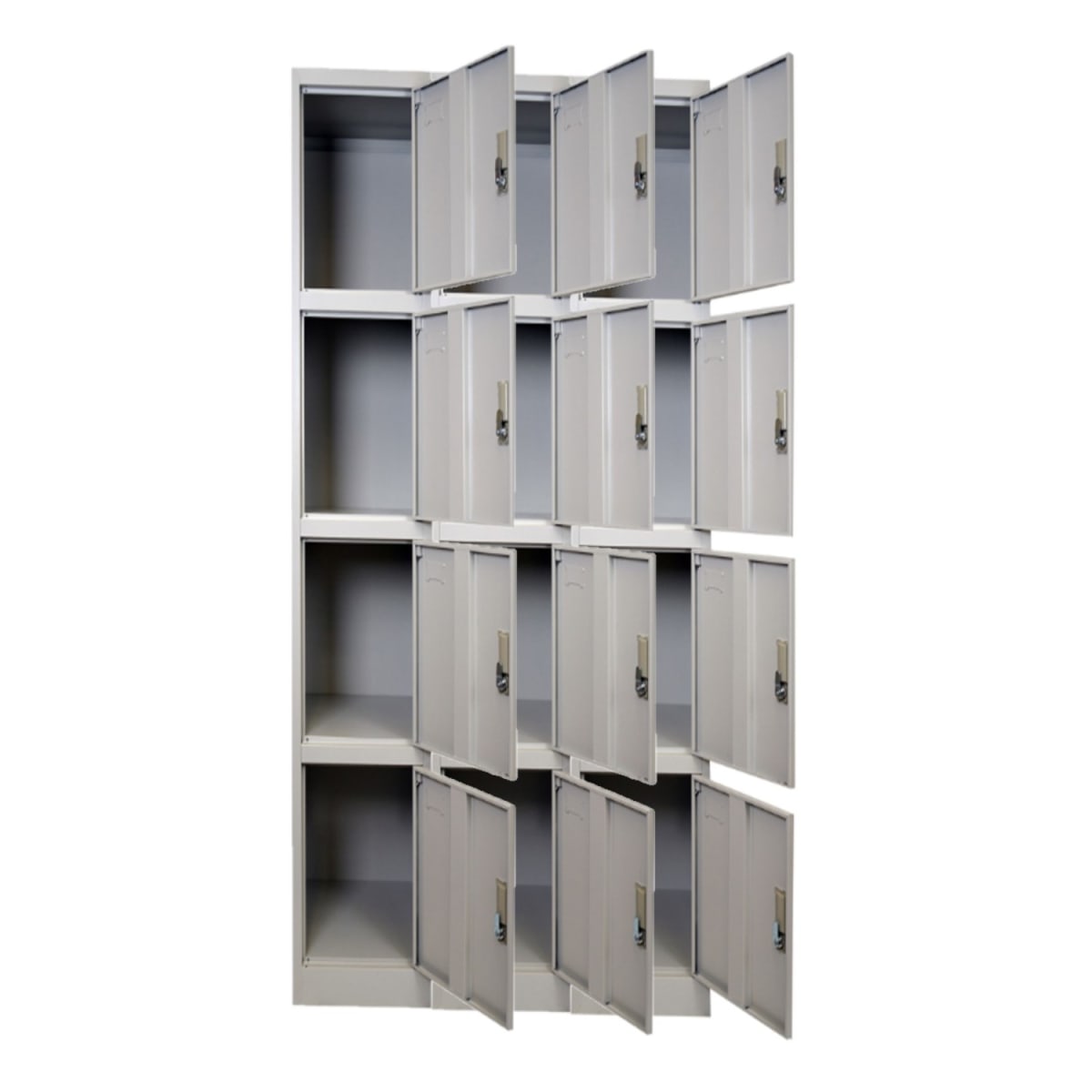 Locker Casillero Metalico 3 Cuerpos 12 Puertas2