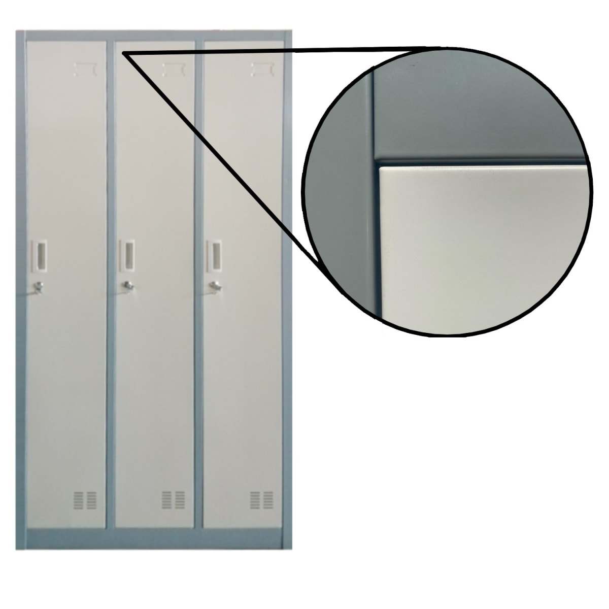 Locker Casillero Metalico 3 Cuerpos 3 Puertas5