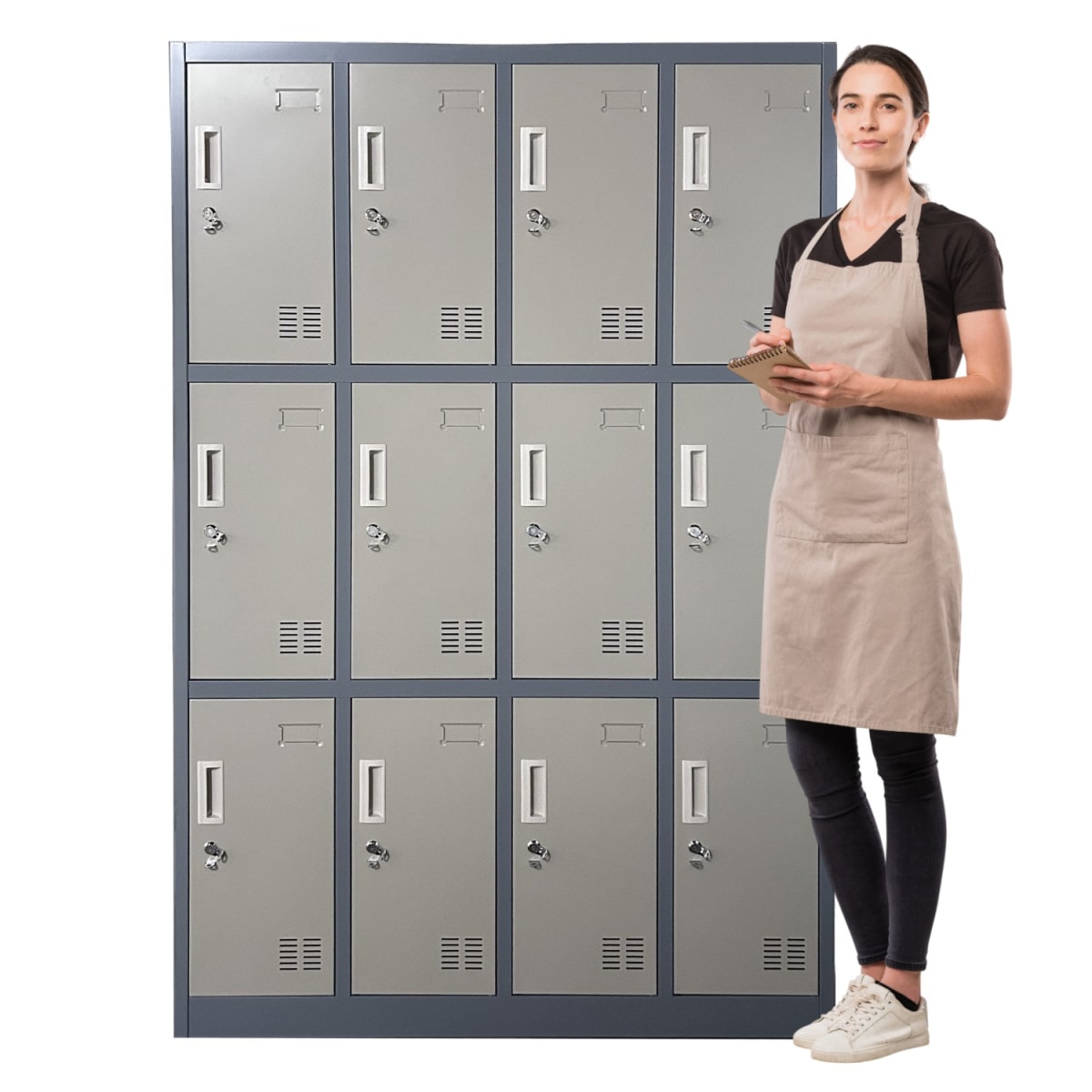 Locker Casillero Metálico 4 cuerpos 12 puertas1