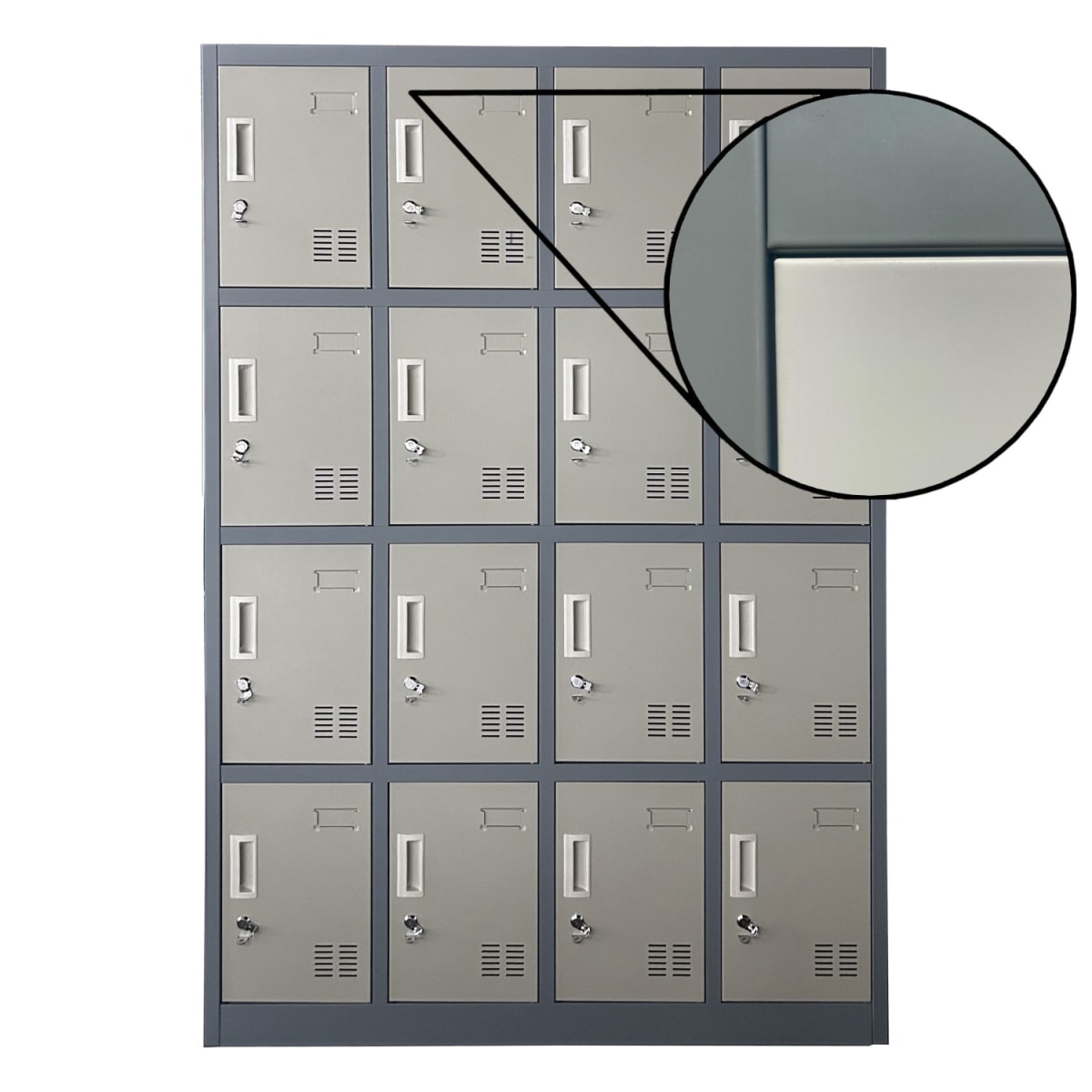 Locker Casillero Metálico 4 cuerpos 16 puertas5