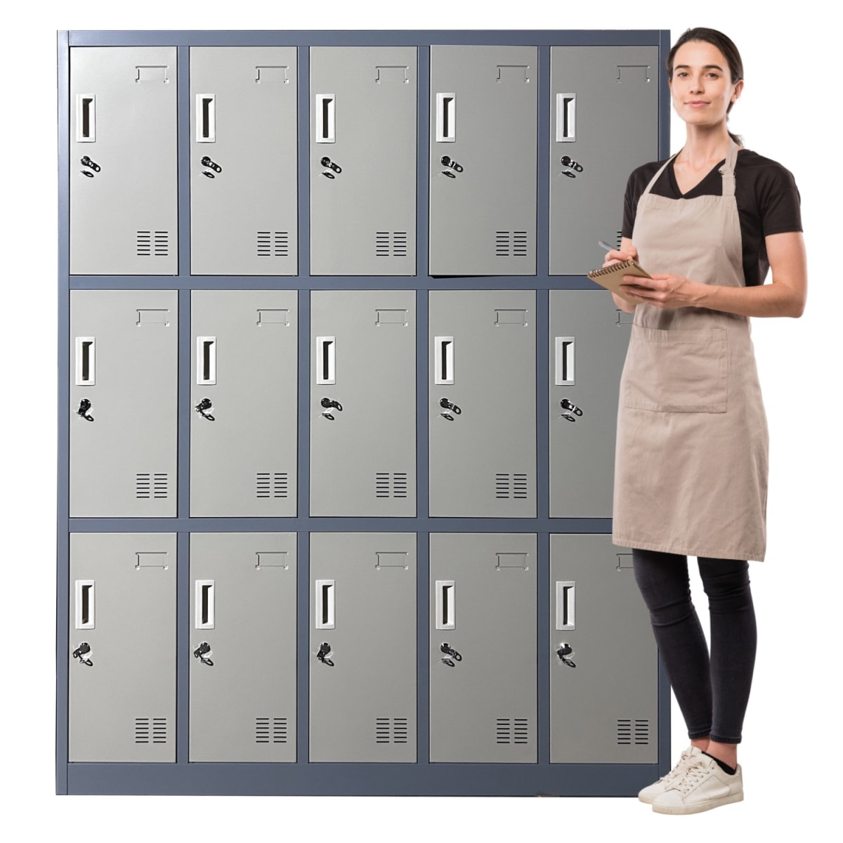 Locker Casillero Metálico 5 cuerpos 15 puertas1