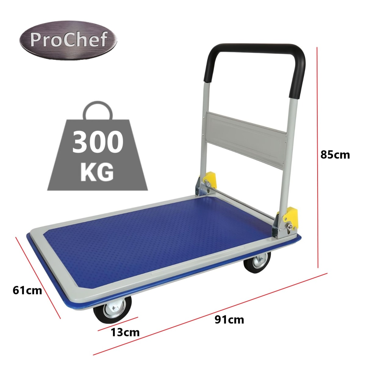 Carro de Acero Plegable 91x61 cm. 300 kg.4