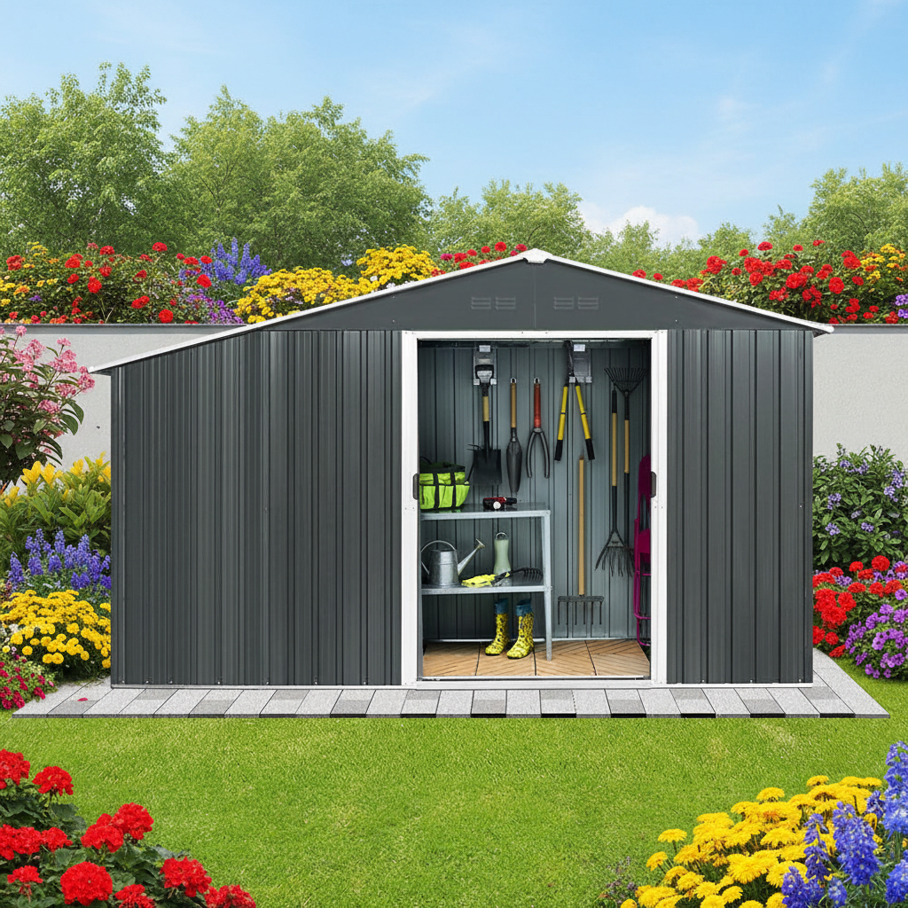 Bodega De Jardín Metálica 312x185x194 cm - ProChef2