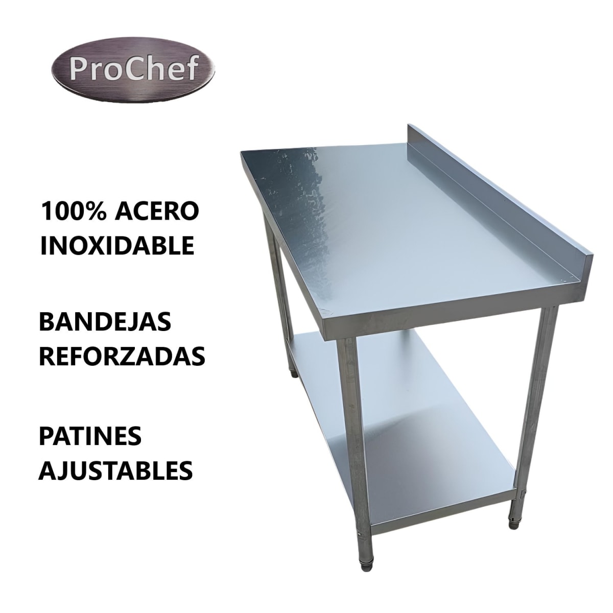 Meson Muro 100% Inoxidable 120x60x85(+6) cm4