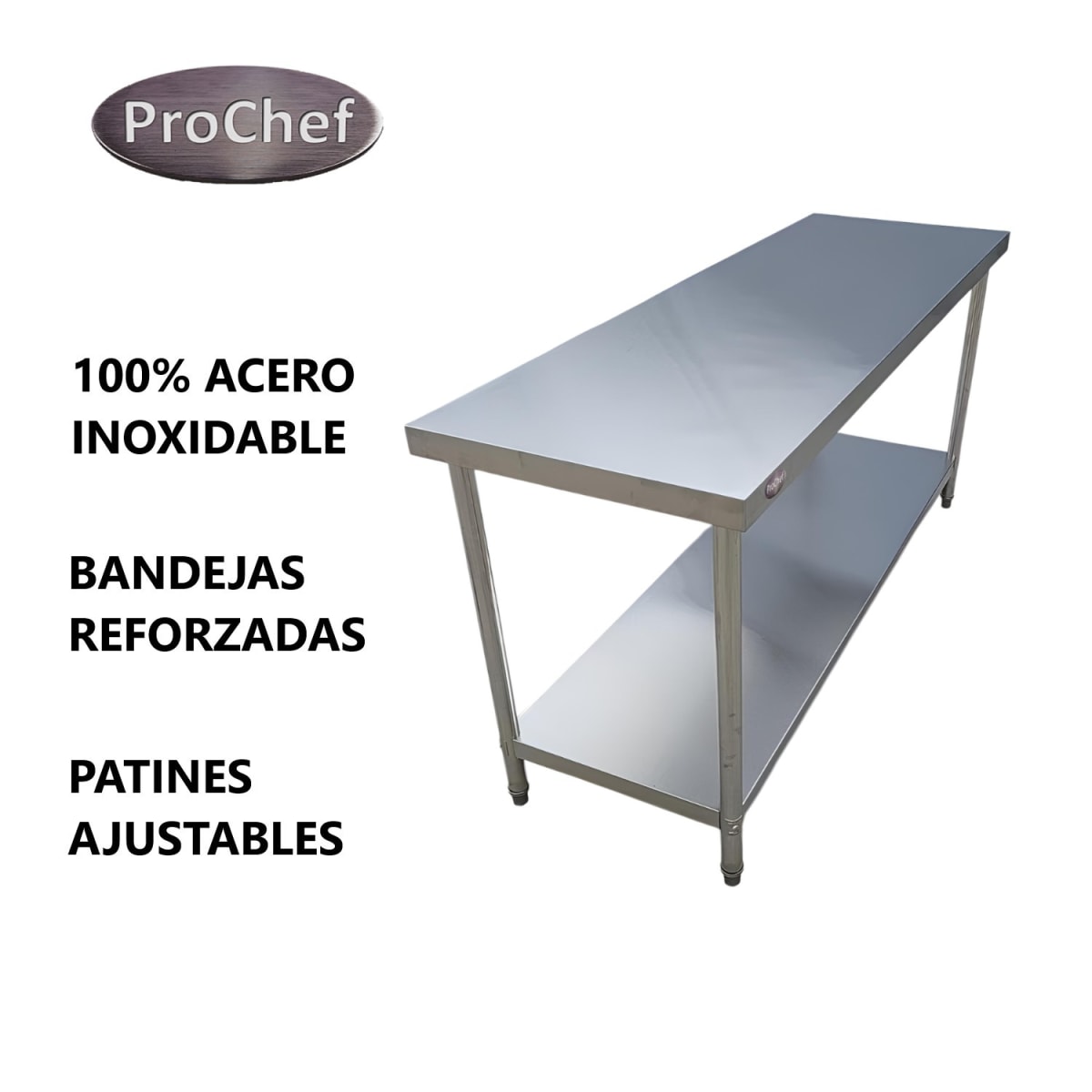 Meson Acero 100% Inoxidable Centro 200x60x85 cm5