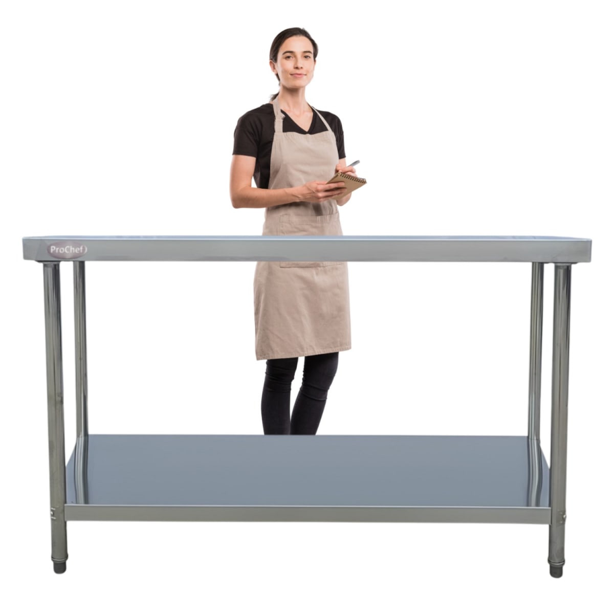 Meson Centro 100% Inoxidable 180x60x85 cm1