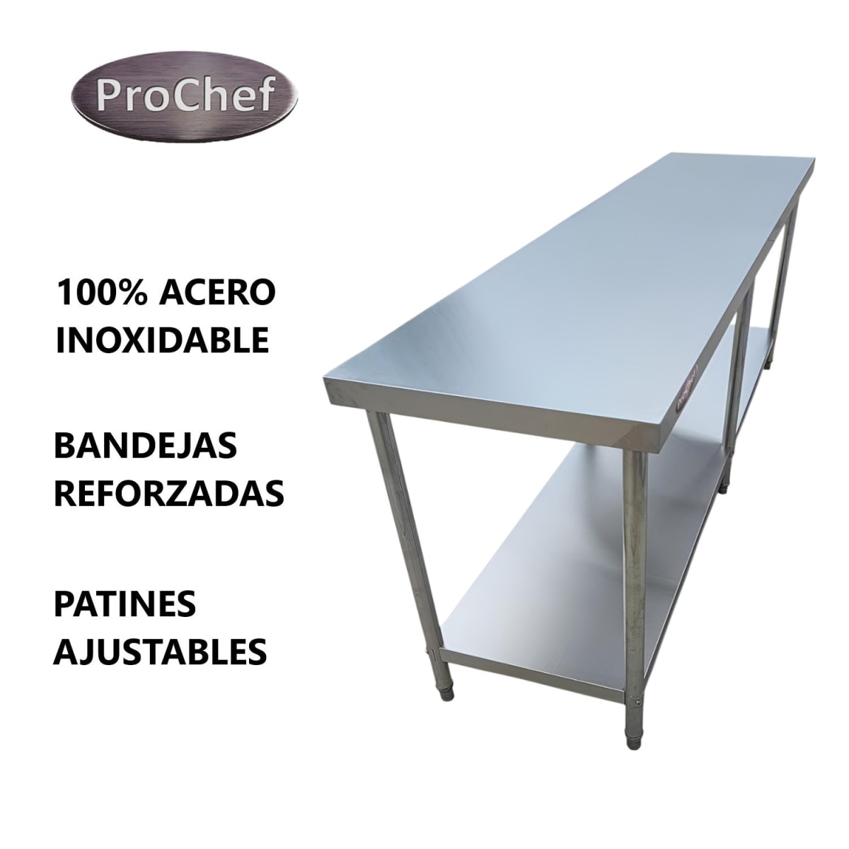 Meson Centro 100% Inoxidable 240x60x85 cm4