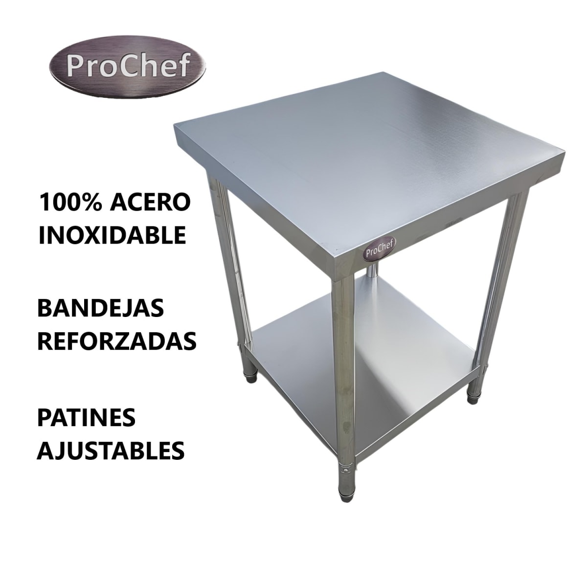 Meson Centro 100% Inoxidable 60x60x85 cm5