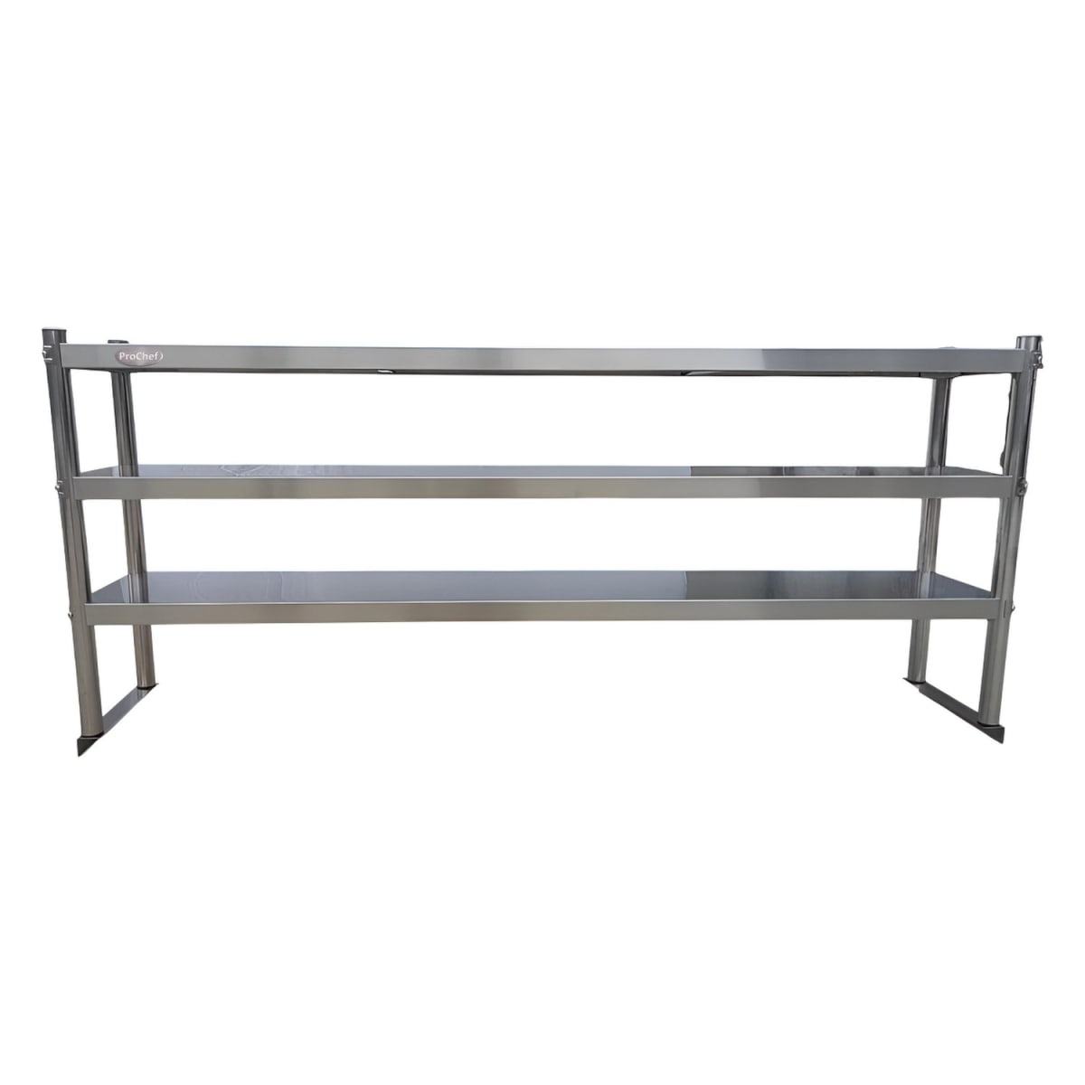 Plateo o Pasa Platos Triple 180x30x75 Cm Acero Inoxidable2
