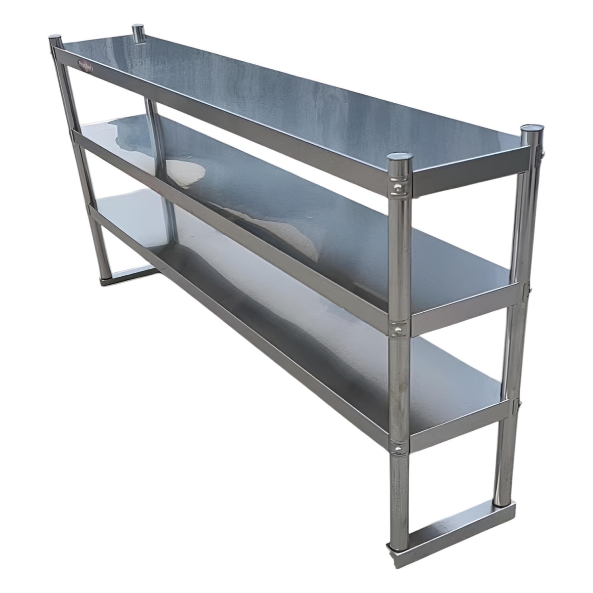 Plateo o Pasa Platos Triple 180x30x75 Cm Acero Inoxidable3