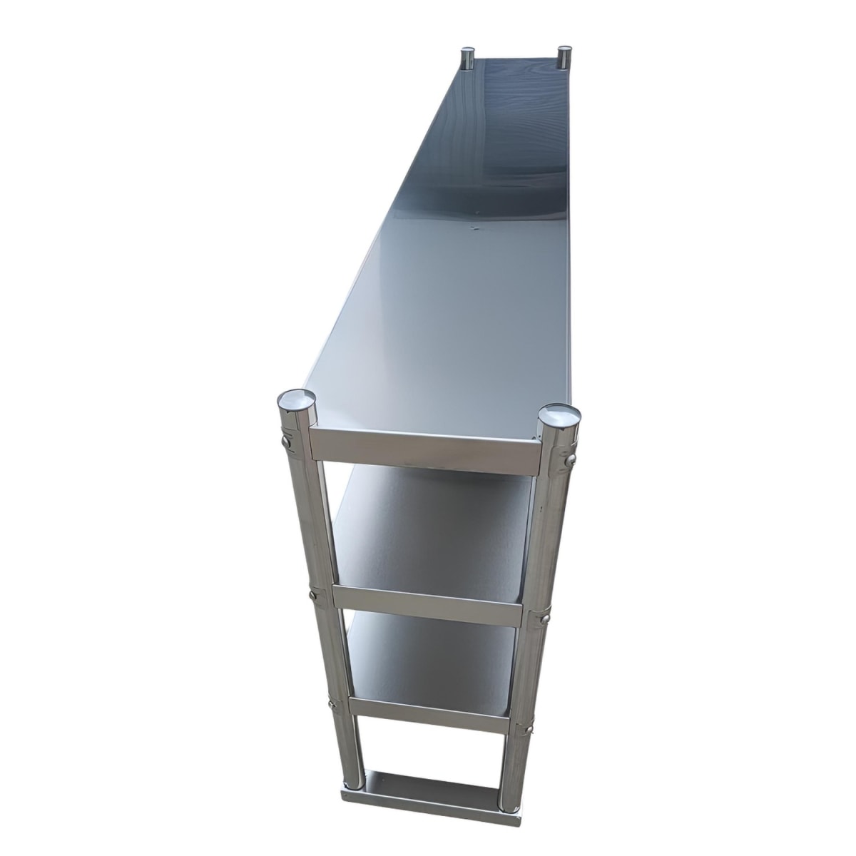 Plateo o Pasa Platos Triple 180x30x75 Cm Acero Inoxidable4