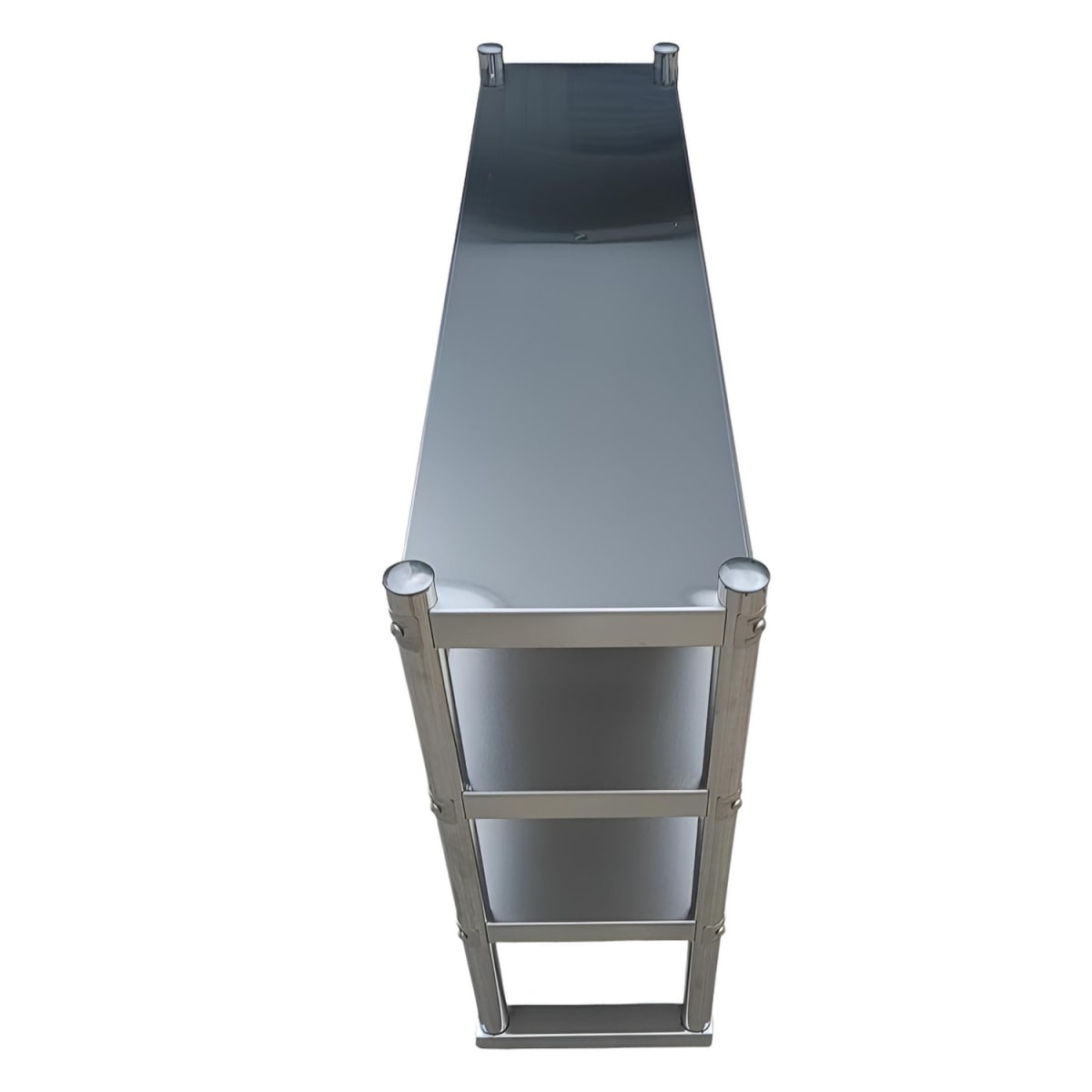 Plateo o Pasa Platos Triple 90x30x75 Cm Acero Inoxidable3