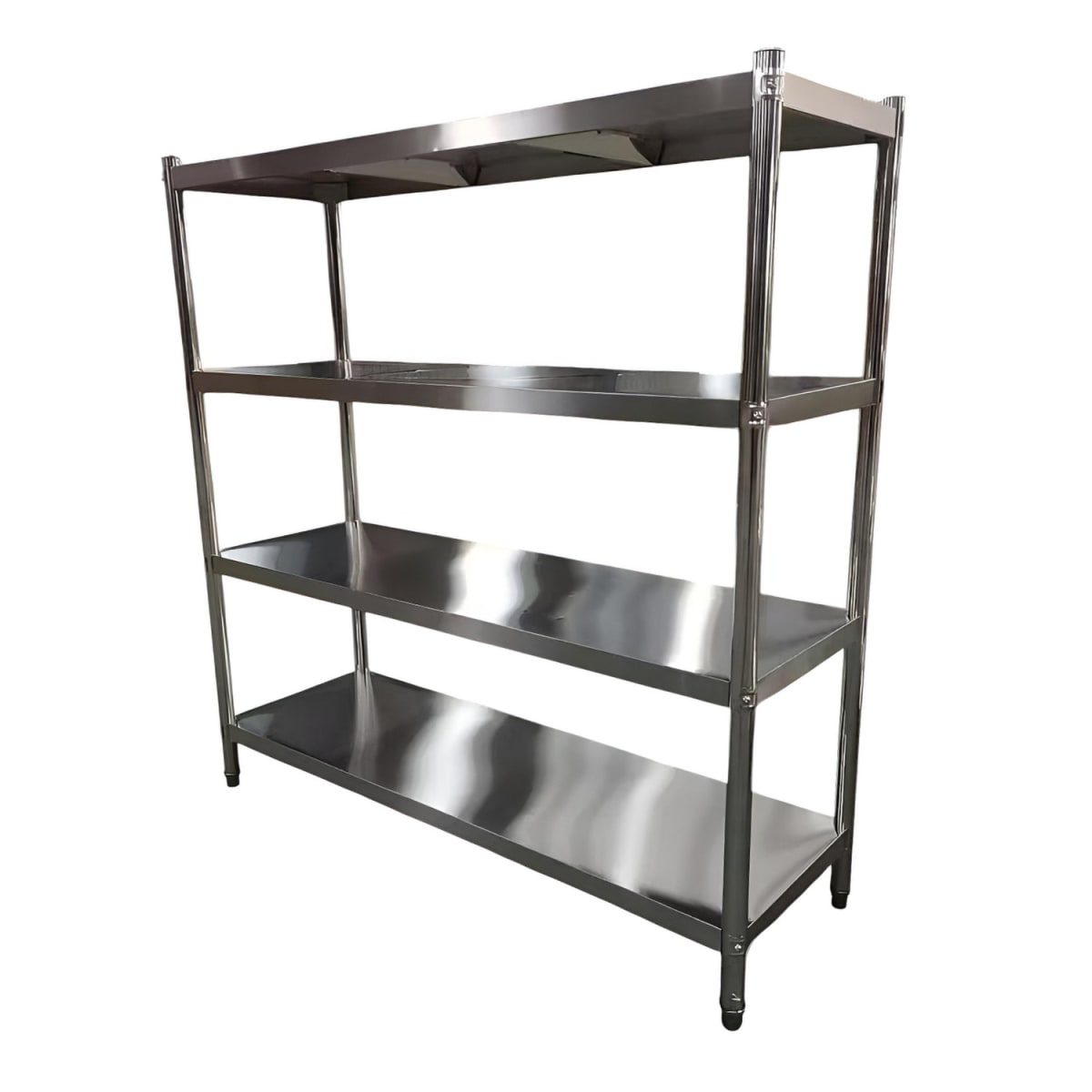Estante 4 Bandejas lisas. 180x50x155 cm. Acero Inox2