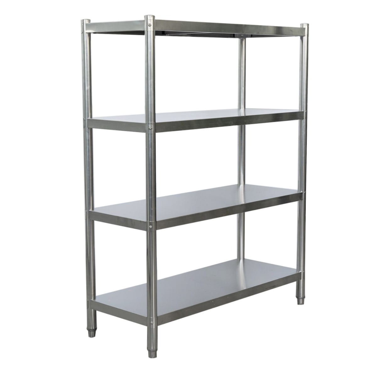 Estante 4 Bandejas lisas. 100x50x155 cm. Acero Inox2