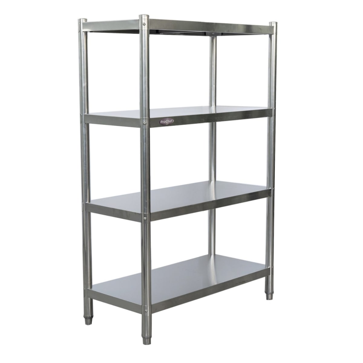 Estante 4 Bandejas lisas. 90x50x155 cm. Acero Inox2