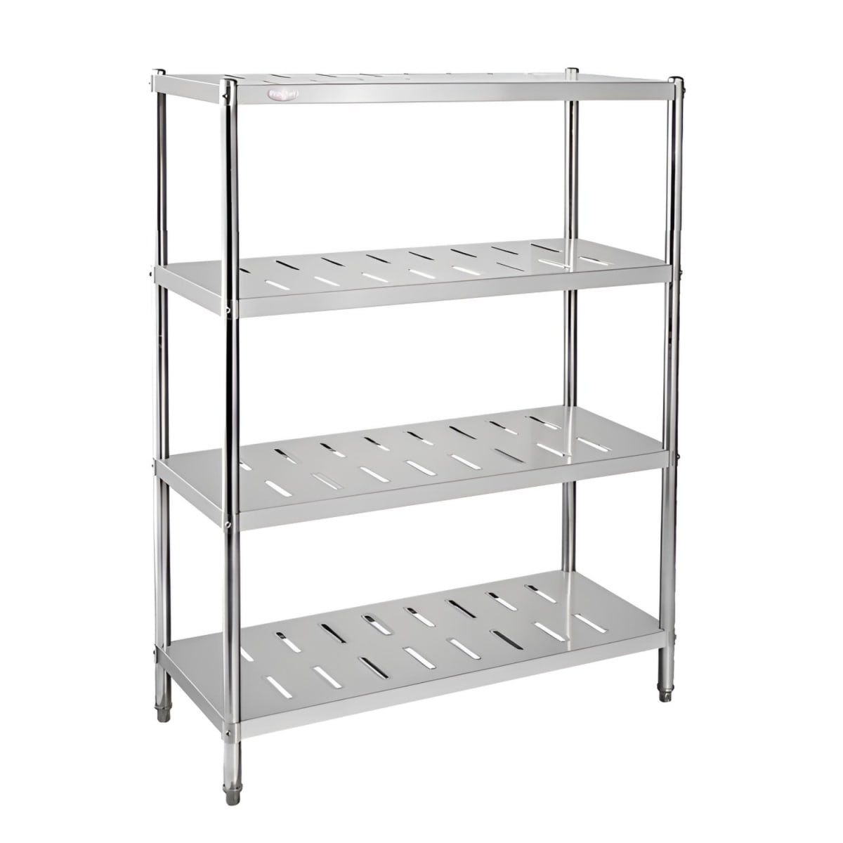 Estante 4 Bandejas Perforadas 100x50x155 cm. Acero Inox2