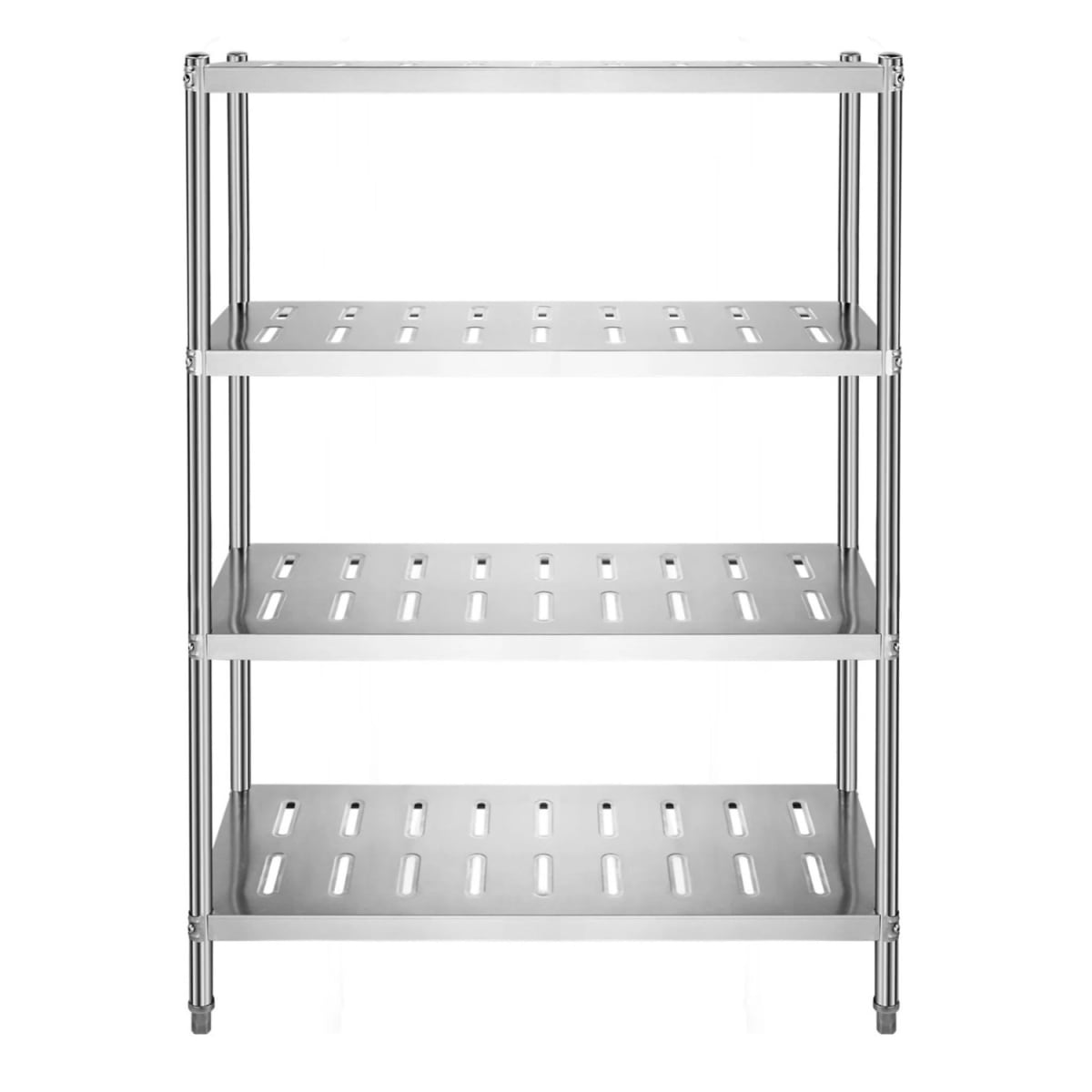 Estante 4 Bandejas Perforadas 100x50x155 cm. Acero Inox3