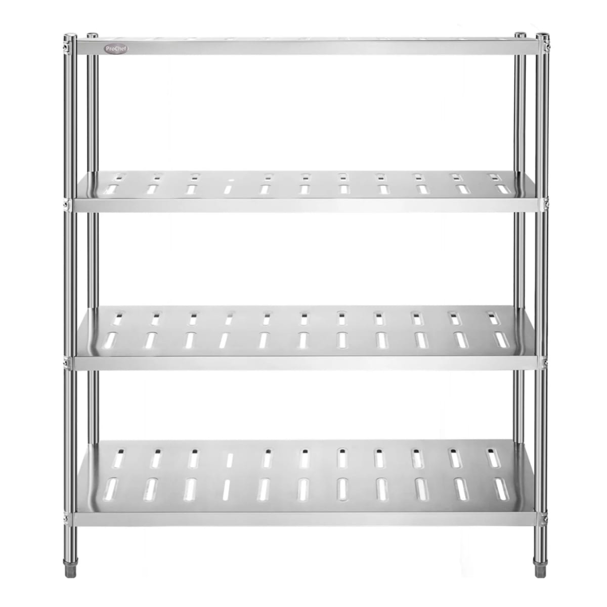 Estante 4 Bandejas Perforadas 150x50x155 cm. Acero Inox3