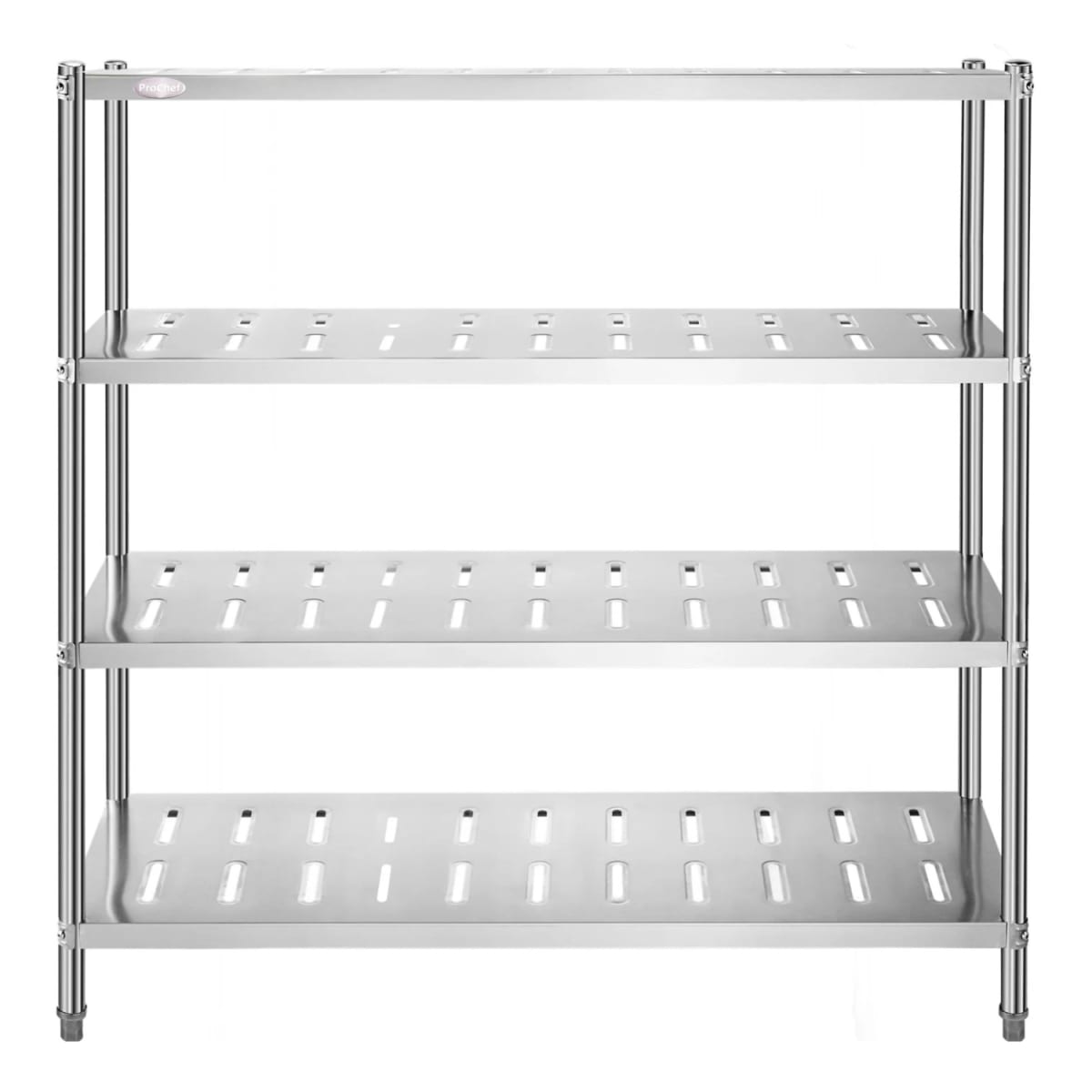 Estante 4 Bandejas Perforadas 180x50x155 cm. Acero Inox5