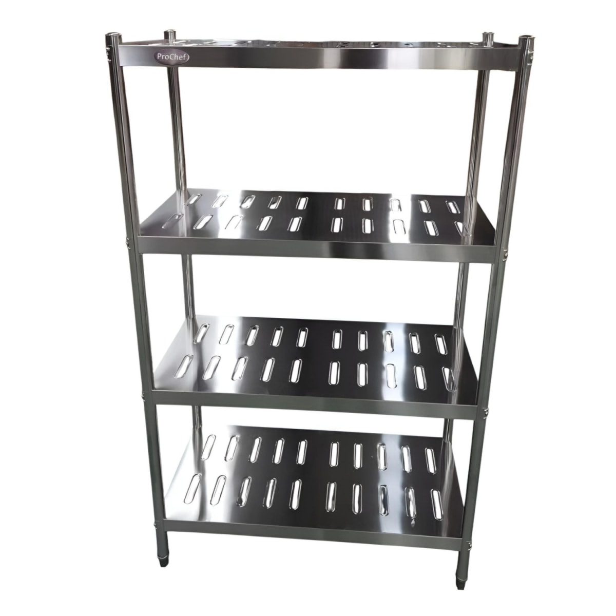 Estante 4 Bandejas Perforadas 90x50x155 cm. Acero Inox5