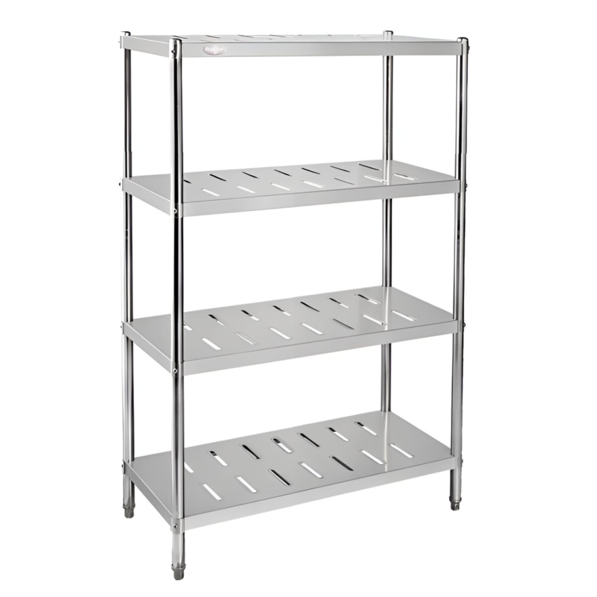 Estante 4 Bandejas Perforadas 90x50x155 cm. Acero Inox2