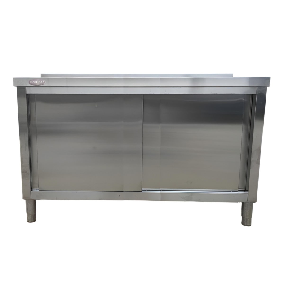 Mesón Mural Cerrado Acero Inoxidable 150x60 cm2