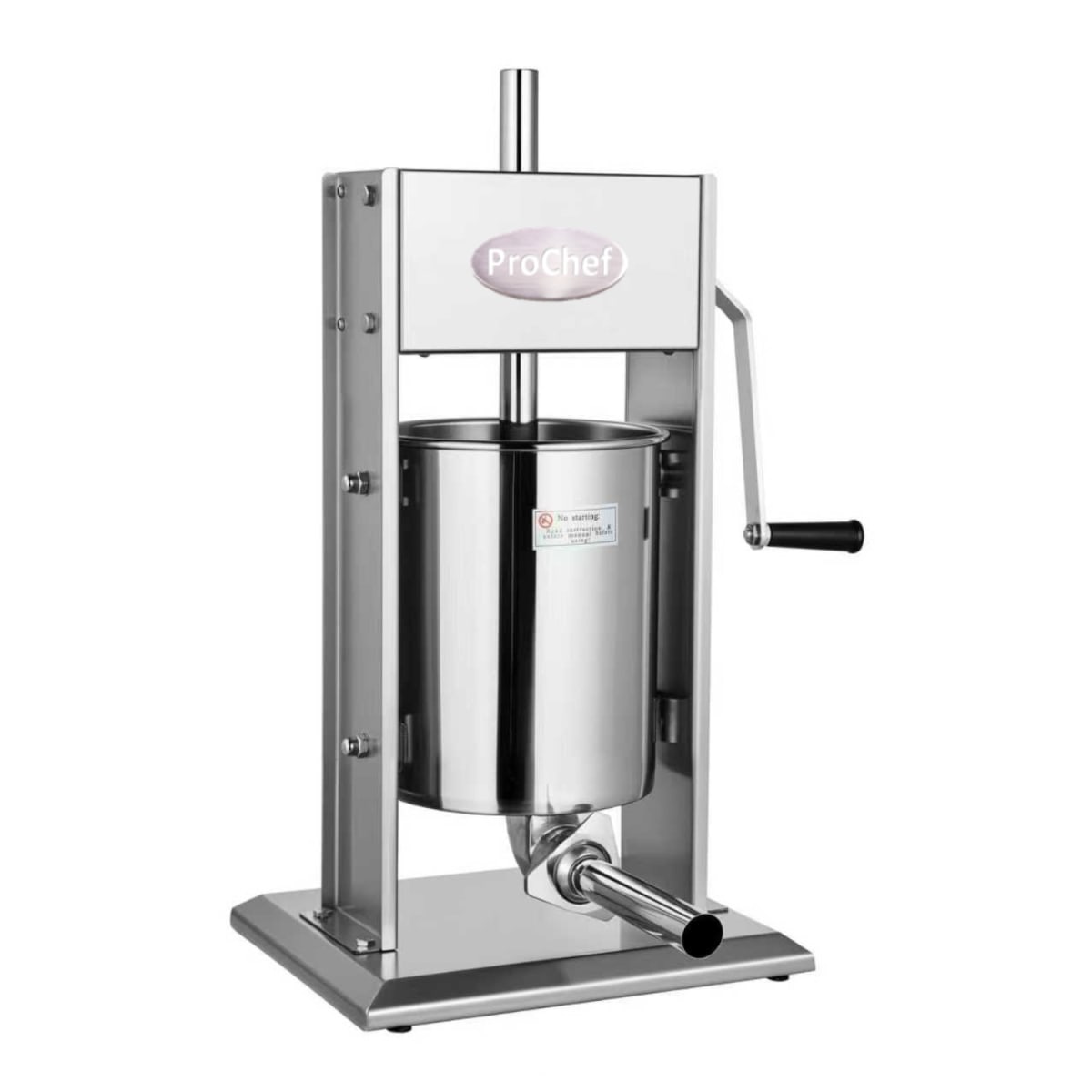 Embutidora Manual Vertical 3 Litros Acero Inox.1