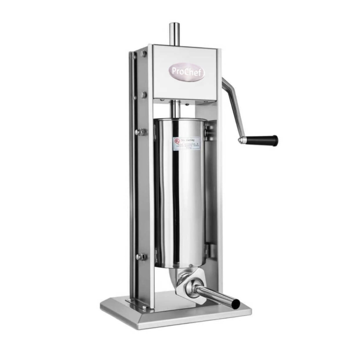 Embutidora Manual Vertical 5 Litros Acero Inox.1