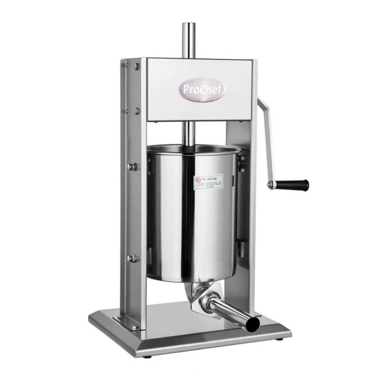 Embutidora Manual Vertical 3 Litros Acero Inox.6