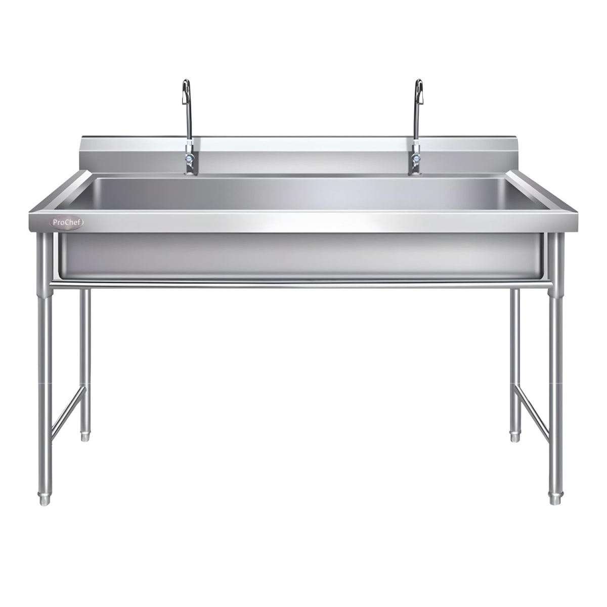 Lavafondos Acero Inoxidable 150x60x90 cm. Con Grifería10