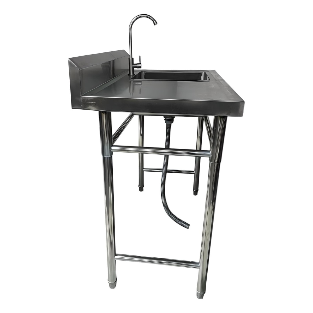 Lavafondos Acero Inox. 100x60x90 cm. Secador izquierdo5