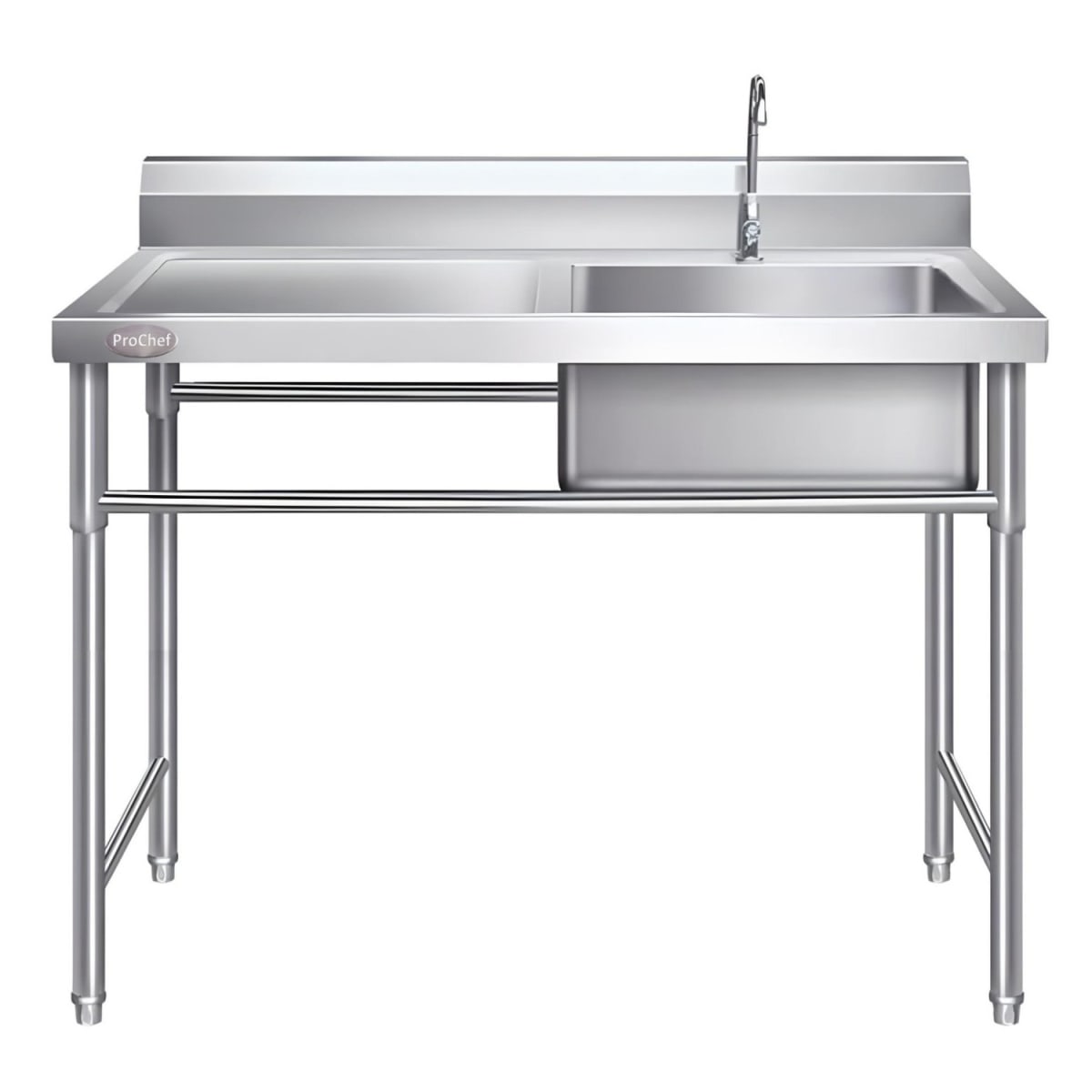 Lavafondos Acero Inox. 100x60x90 cm. Secador izquierdo13