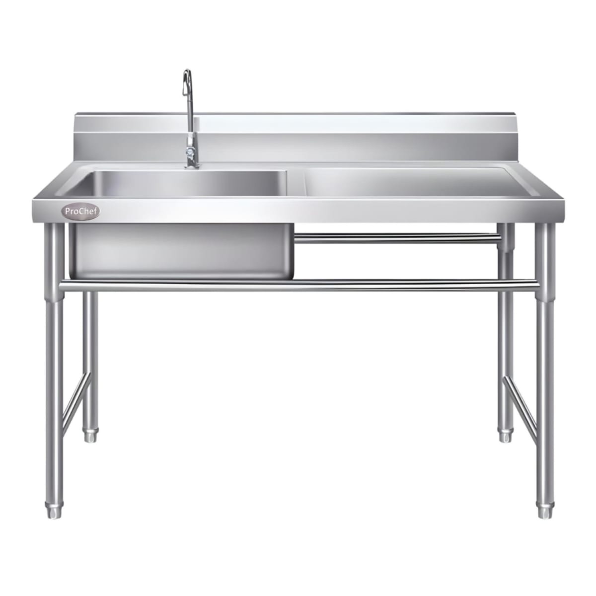 Lavafondos Acero Inox. 120x60x90 cm. Secador derecho13